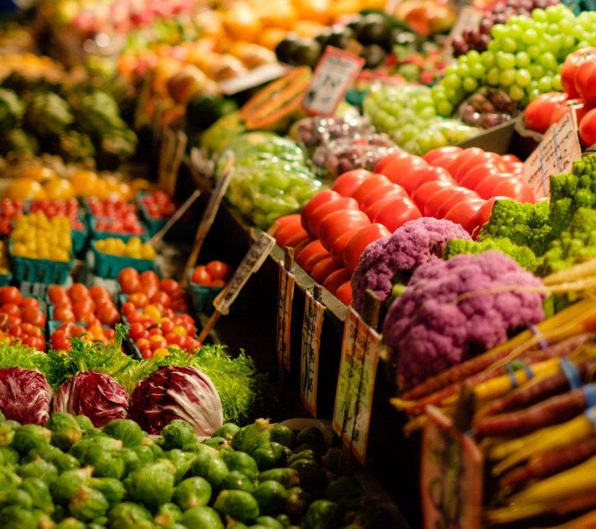 vegetables and fruits