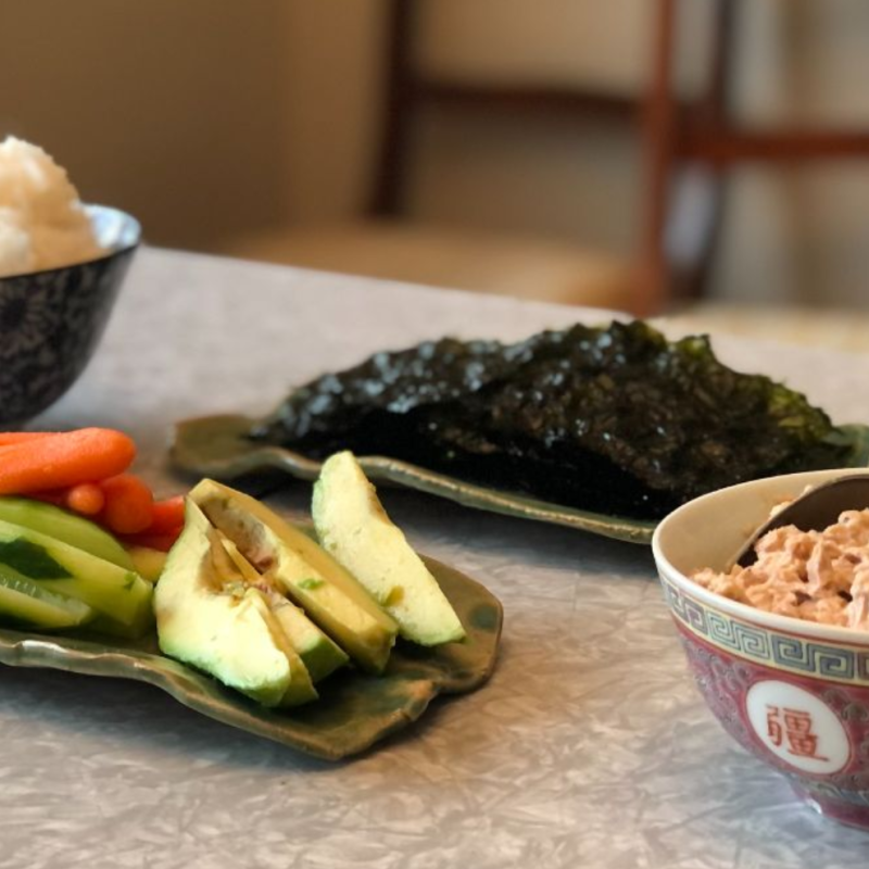 MacGyvered sushi (recipe)